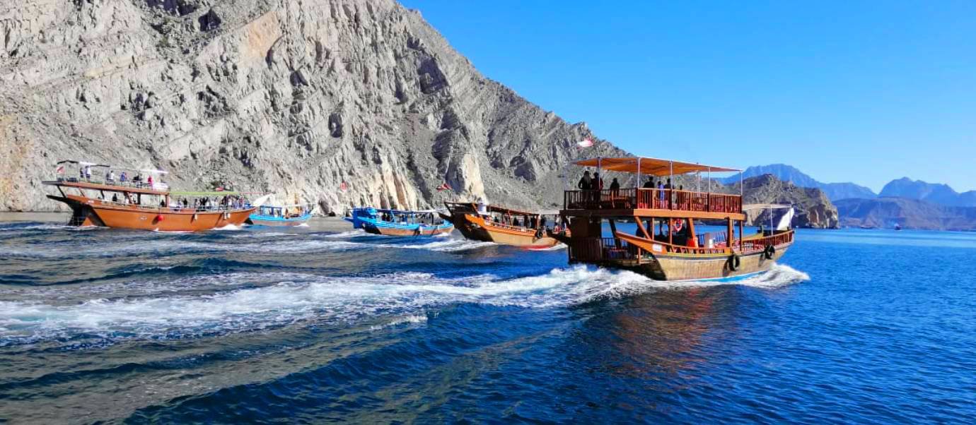 Khasab Dhow Cruise to Musandam fjords