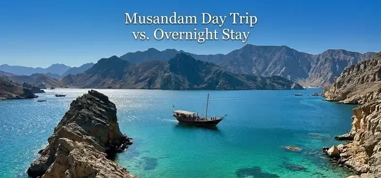 Musandam Dhow Cruise vs. overnight stay on the boat